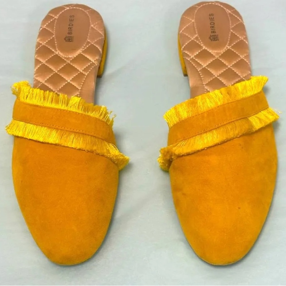 Bright Yellow Birdies Flats